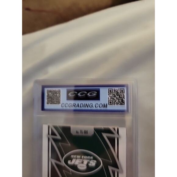 Breece Hall 2023 Panini Mosaic #TL-BH - Thunder Lane - Prizm -NY Jets CCG 10 GEM - Picture 6 of 6